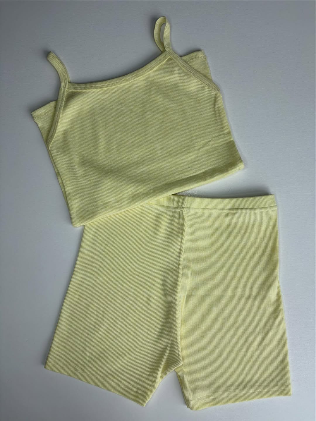 قیمت تاپ و شورتک کبریتی دخترانه