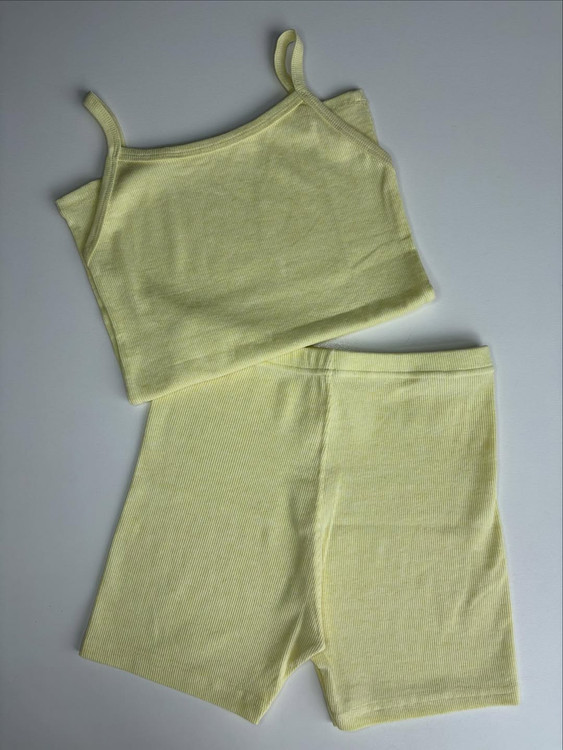 قیمت تاپ و شورتک کبریتی دخترانه