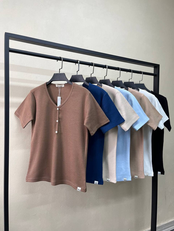 قیمت تیشرت زنانه استین کوتاه جنس کبریتی