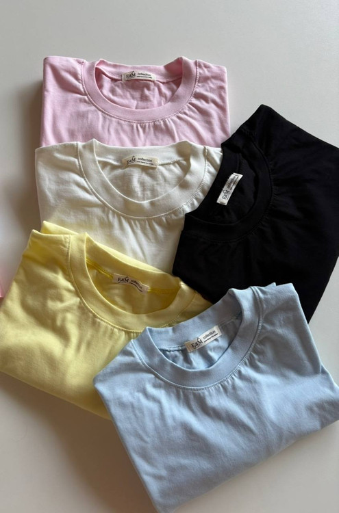 خرید تیشرت باکسی زنانه در رنگبندی