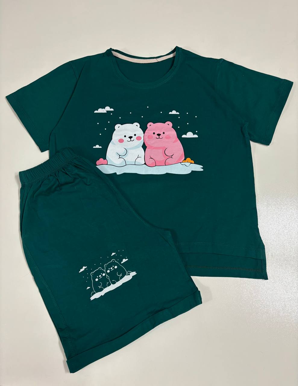 رنگبندی تیشرت و شورتک استین کوتاه