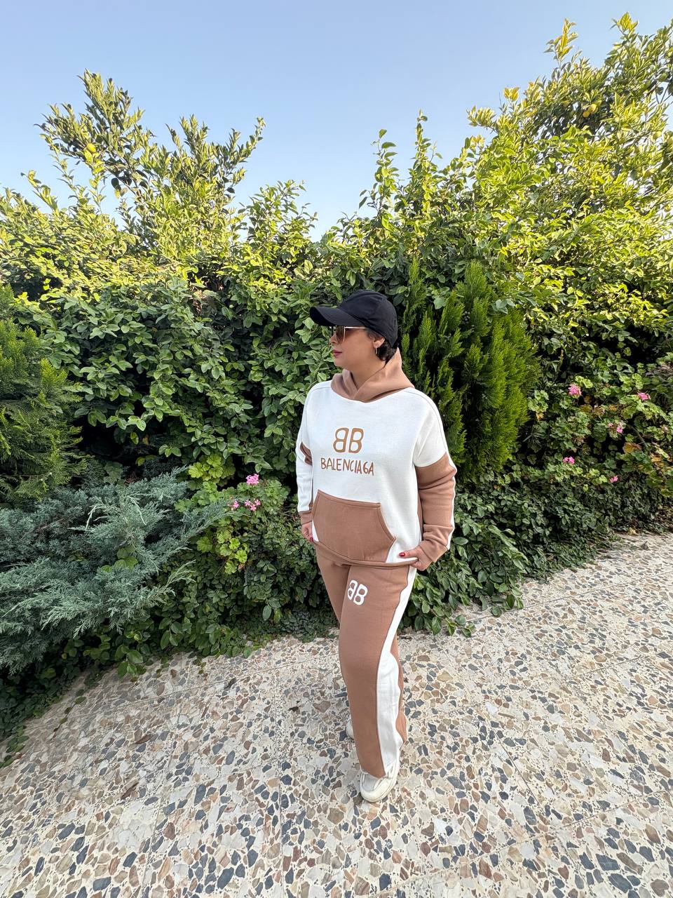 رنگبندی هودی با شلوار کلاه دار