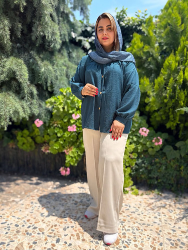 خرید مانتو عروسکی زنانه مینیمال