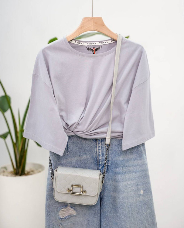 قیمت تیشرت باکسی ساده برای استایل کژِوال و روز مره