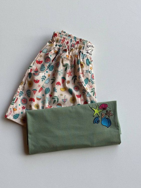 ست تیشرت و شورتک زنانه