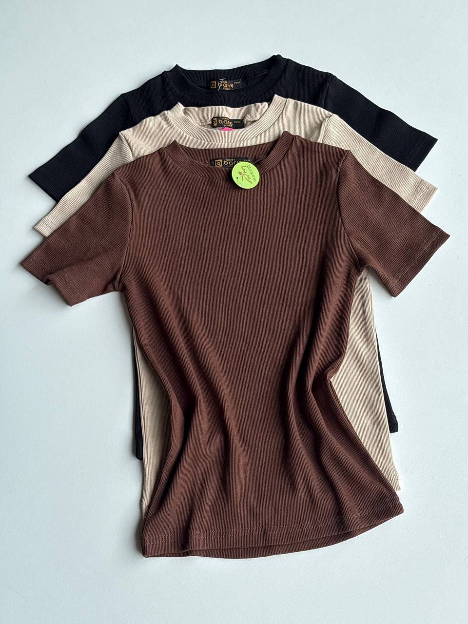 خرید تیشرت کبریتی زنانه استین کوتاه