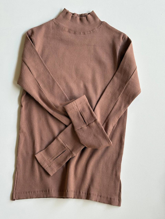 قیمت بلوز زنانه یقه ایستاده استین فینگر