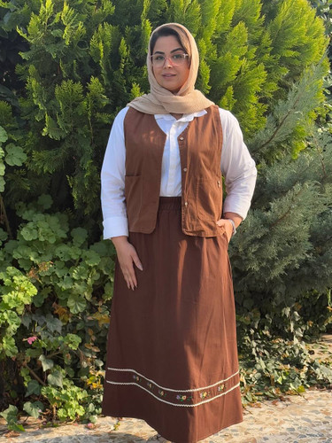 خرید انلاین دامن وارداتی زنانه جنس کتان