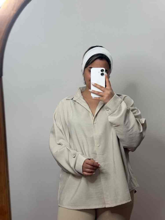 خرید شومیز زنانه جنس سیلک استین مدل کیمینو