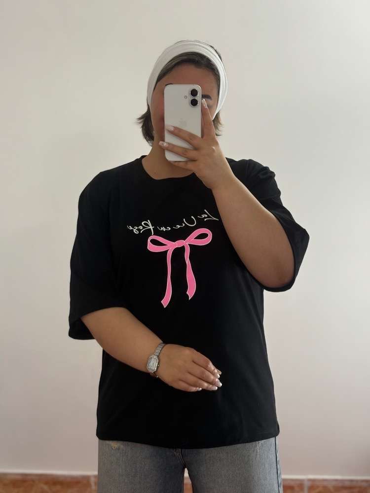 قیمت تیشرت لانگ زنانه مدل استین کوتاه جنس نخ پنبه