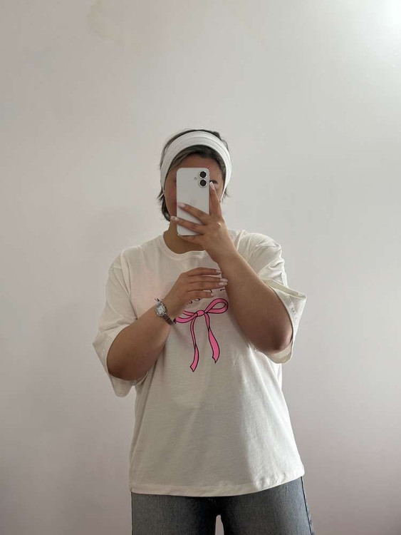 تیشرت لانگ زنانه مدل استین کوتاه